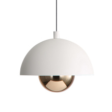 Golden 1816-1S SNW-CPR - Wry Lighting Vintra Integrated LED Pendant in Sand White and Copper shade